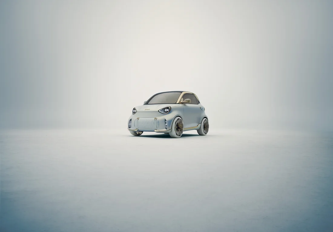 smart Concept #2 reference image, a separate upcoming city-car model, not the smart #5